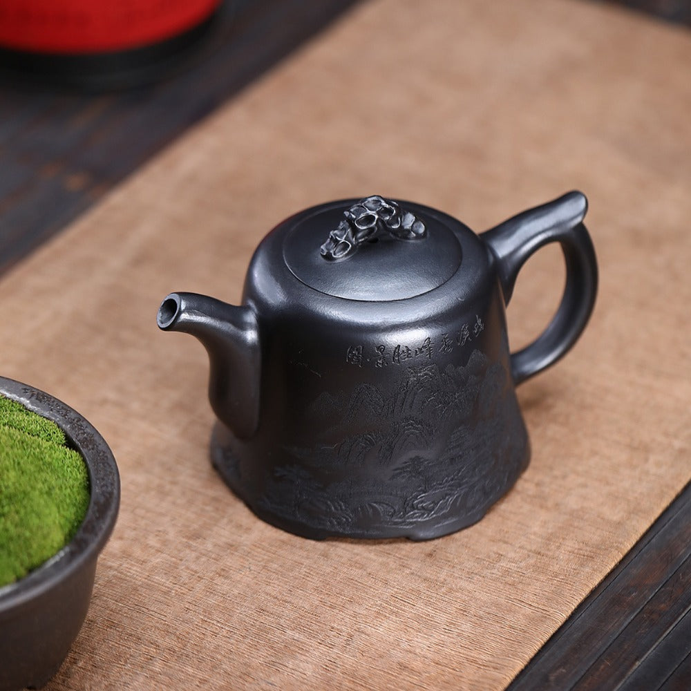 Théière Yixing Zisha [Montagne Jinzhong] (Shi Huang - 310 ml)