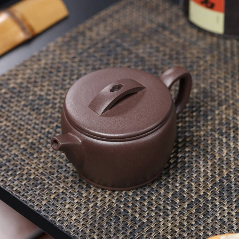 Full Handmade Yixing Zisha Teapot [Hanwa Pot] (Zi Ni - 310ml)