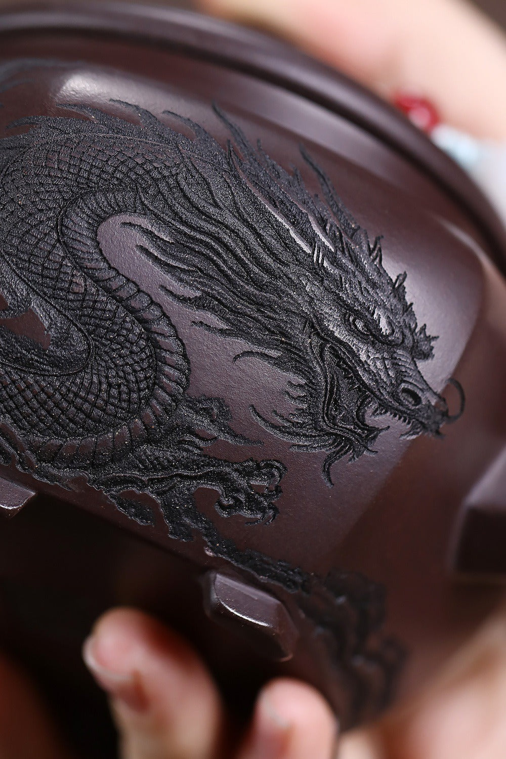 Yixing Zisha Teapot [Dragon Liufang] (Gu Tong Wu Ni - 330ml)