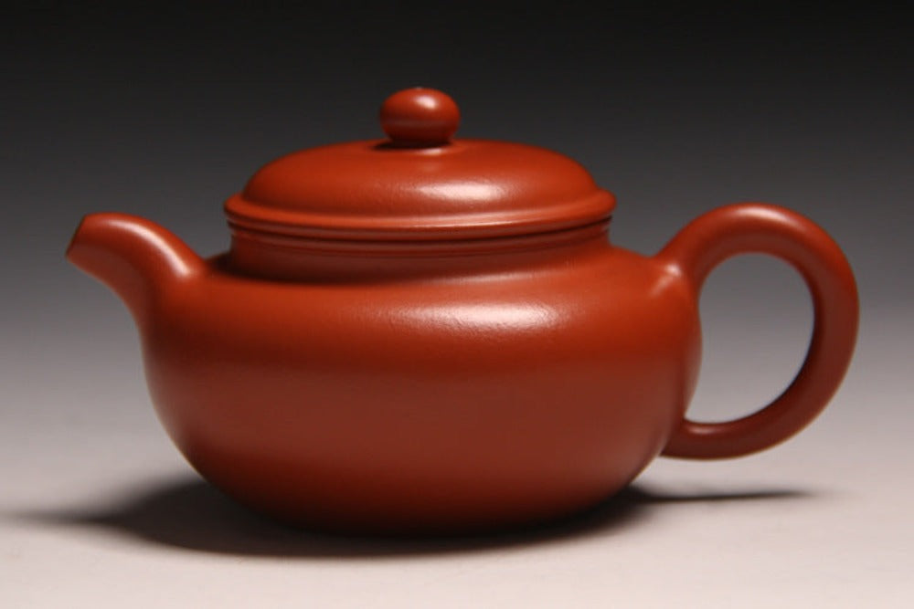 Full Handmade Yixing Zisha Teapot [Fanggu Pot] (Zhao Zhuang Zhu Ni - 250ml)