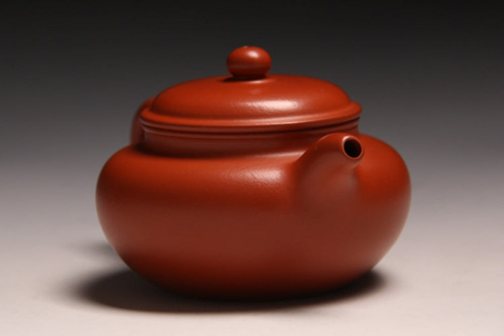 Full Handmade Yixing Zisha Teapot [Fanggu Pot] (Zhao Zhuang Zhu Ni - 250ml)