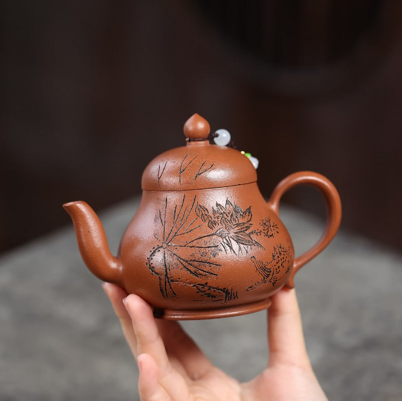Yixing Zisha Teekanne [Harmony Si Ting] (Jiang Po Ni - 240ml)