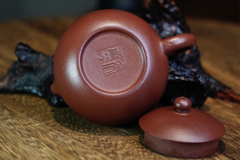 全手工宜兴紫砂茶壶 [西施壶] (底槽清 - 130ml)