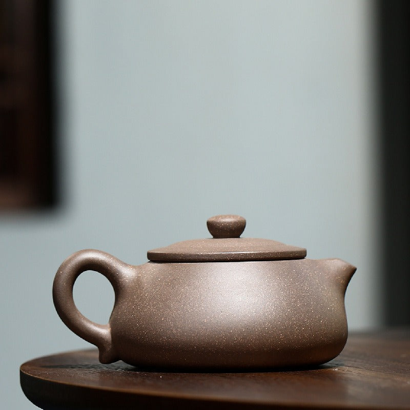 Yixing Zisha Teapot [Bamboo Shi Piao] (Qinghui Duan Ni - 200ml)