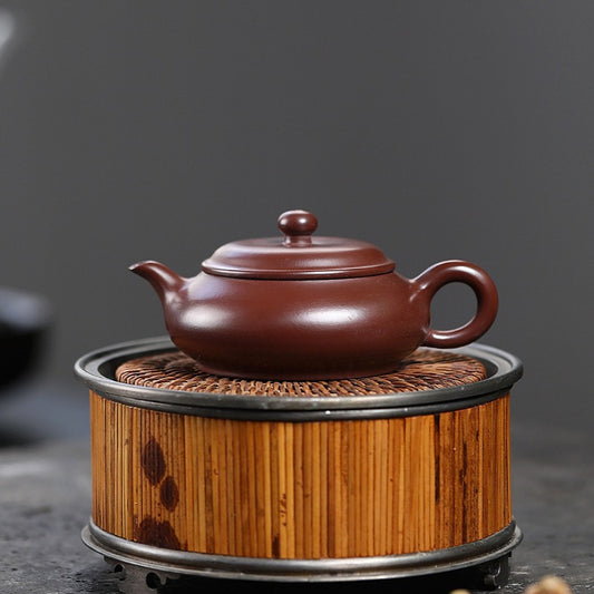 Yixing Zisha Teapot [Yun Lu] (Zi Ni - 140ml) - YIQIN TEA HOUSE | yiqinteahouse.com | <200ml, teapot, teaware, zisha teapot