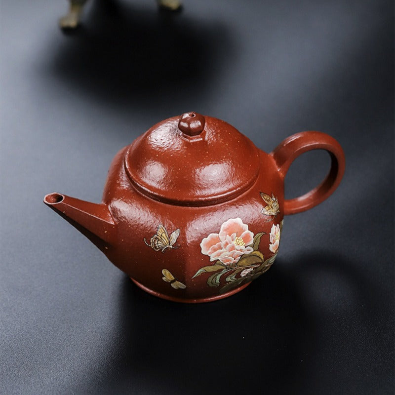 Full Handmade Yixing Zisha Teapot [Hua Ban Cha Xiang] 240ml