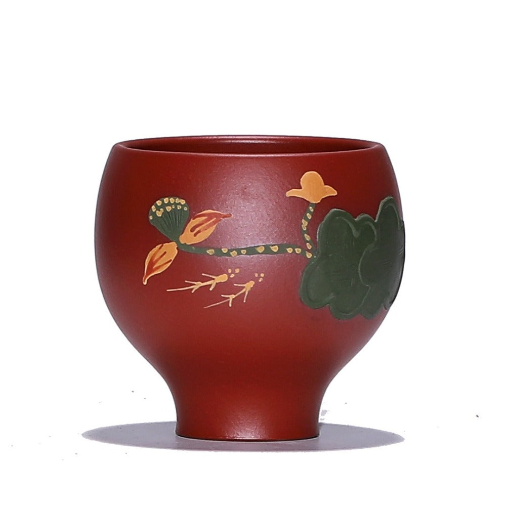 Service à thé Yixing Zisha [Étang de lotus au clair de lune] (Dahongpao - 260 ml)