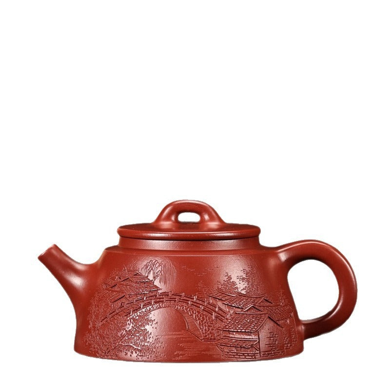 Full Handmade Yixing Zisha Teapot [Yu Zhao Pot] (Dahongpao- 220ml)