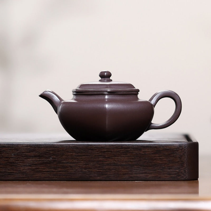 Yixing Zisha Teapot [Liufang Fanggu] (Zi Ni - 200ml)