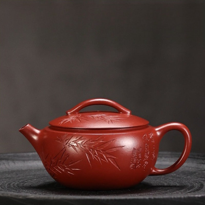 Full Handmade Yixing Zisha Teapot [Hanwa Pot] (Dahongpao - 160ml)