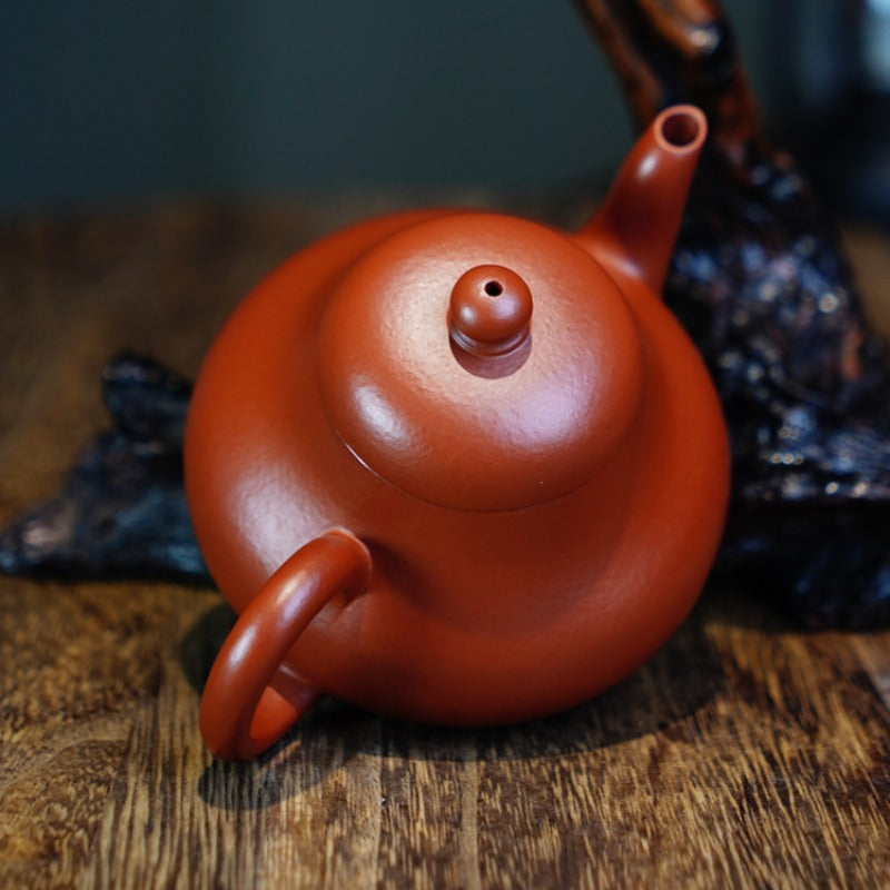 Full Handmade Yixing Zisha Teapot [Pear Pot] (Dahongpao - 170ml)