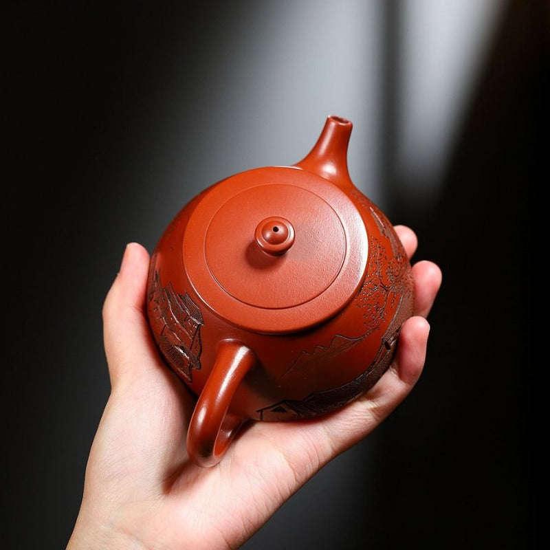 Yixing Zisha Teapot [Jiangnan Shi Piao 江南石瓢] (Dahongpao - 230ml)