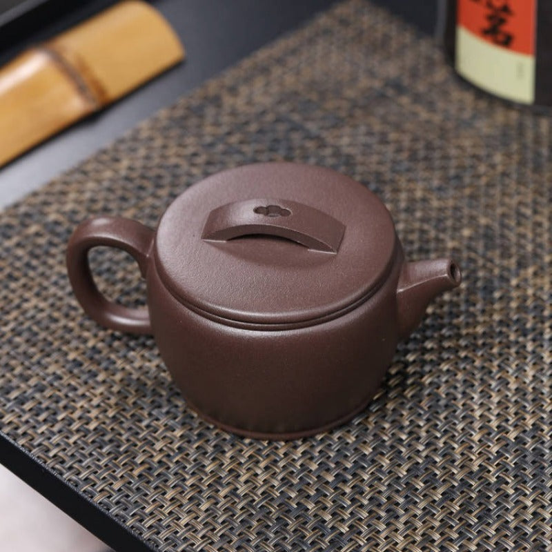 Full Handmade Yixing Zisha Teapot [Hanwa Pot] (Zi Ni - 310ml)