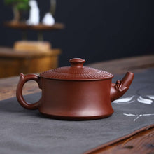 Load image into Gallery viewer, Full Handmade Yixing Zisha Teapot [Tianxia Liangcang Pot 天下粮仓壶] (Zao Hong Ni - 400ml)
