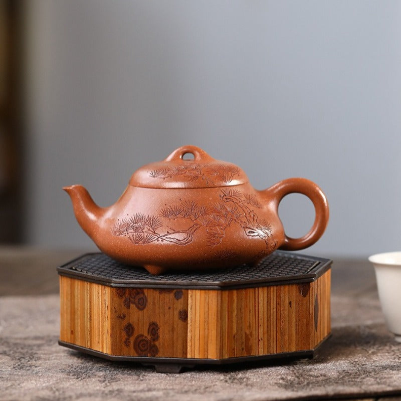 Théière Yixing Zisha exquise [Songfeng Hantang Shi Piao] (Jiang Po Ni - 240ml)