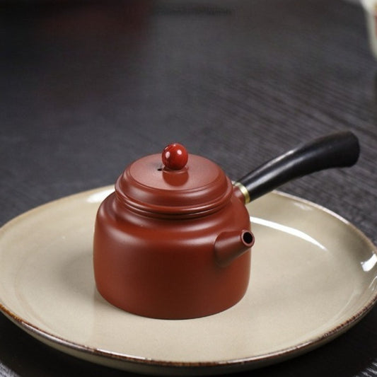 Yixing Zisha Teapot [Tang Yu De Zhong] (Zi Zhu Ni/Dahongpao - 200ml)