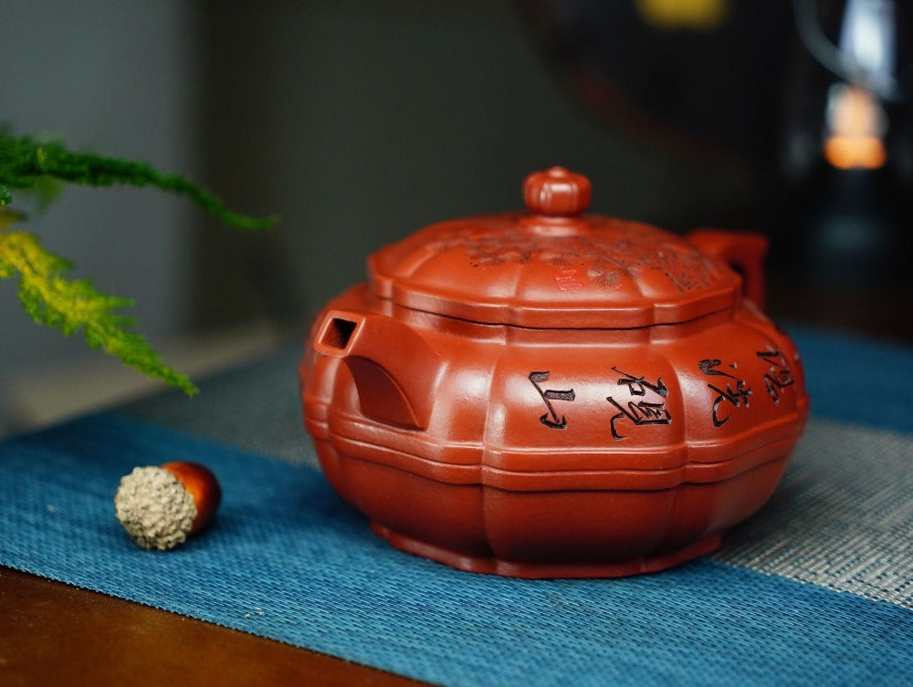 Tetera Yixing Zisha hecha a mano [Olla Yudai] (Zhu Ni - 360 ml)