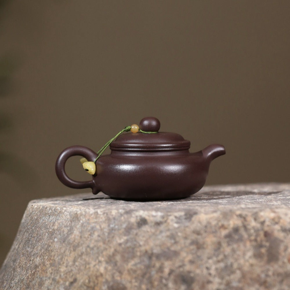 Yixing Zisha Teekanne [Mini Fanggu] (Lao Zi Ni - 130ml