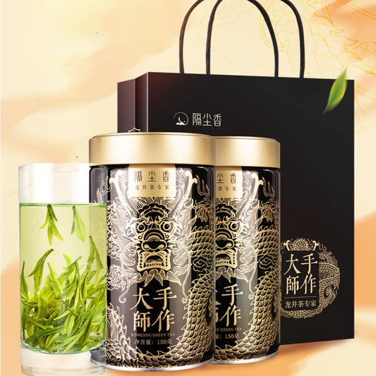 2024 Early Spring Zhejiang Shaoxing [Long Jing] Class 1 Green Tea 300g - YIQIN TEA HOUSE | yiqinteahouse.com | green tea, long jing, tea