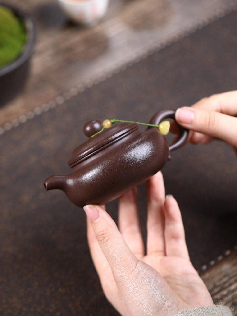 Yixing Zisha Teekanne [Mini Fanggu] (Lao Zi Ni - 130ml