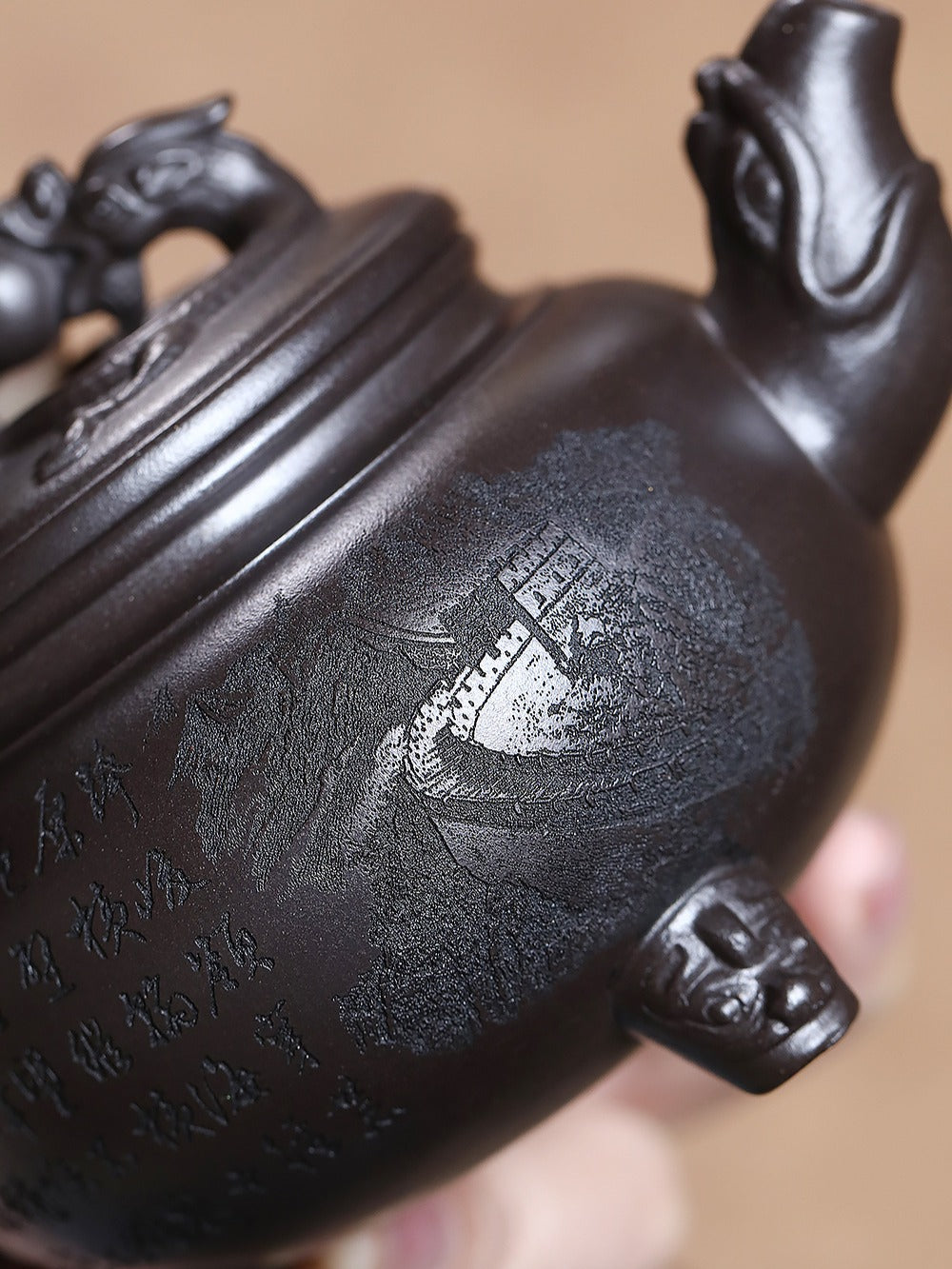 Théière Yixing Zisha [Dragon Ball] (Shi Huang - 300 ml)