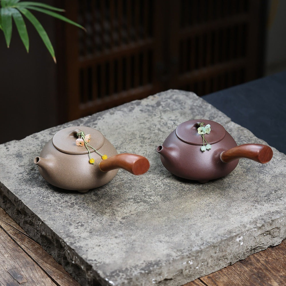 Yixing Zisha Teapot [Tang Yu Shi Piao] (Zi Ni/Qinghua Duan - 230ml)