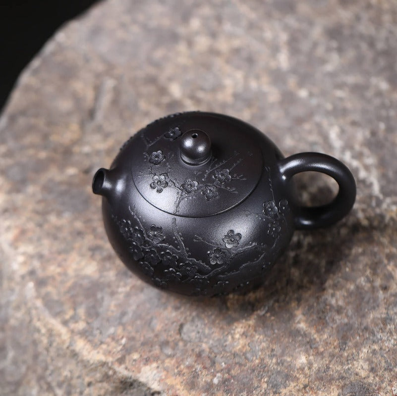 Yixing-Zisha-Teekanne [Xishi Pot] (Hei Ni - 270 ml)