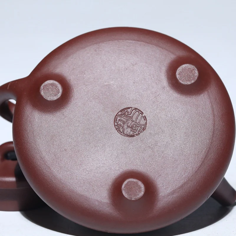 Yixing Zisha Teapot [Qingfeng Ziye Shi Piao] (Zi Ni - 180ml)