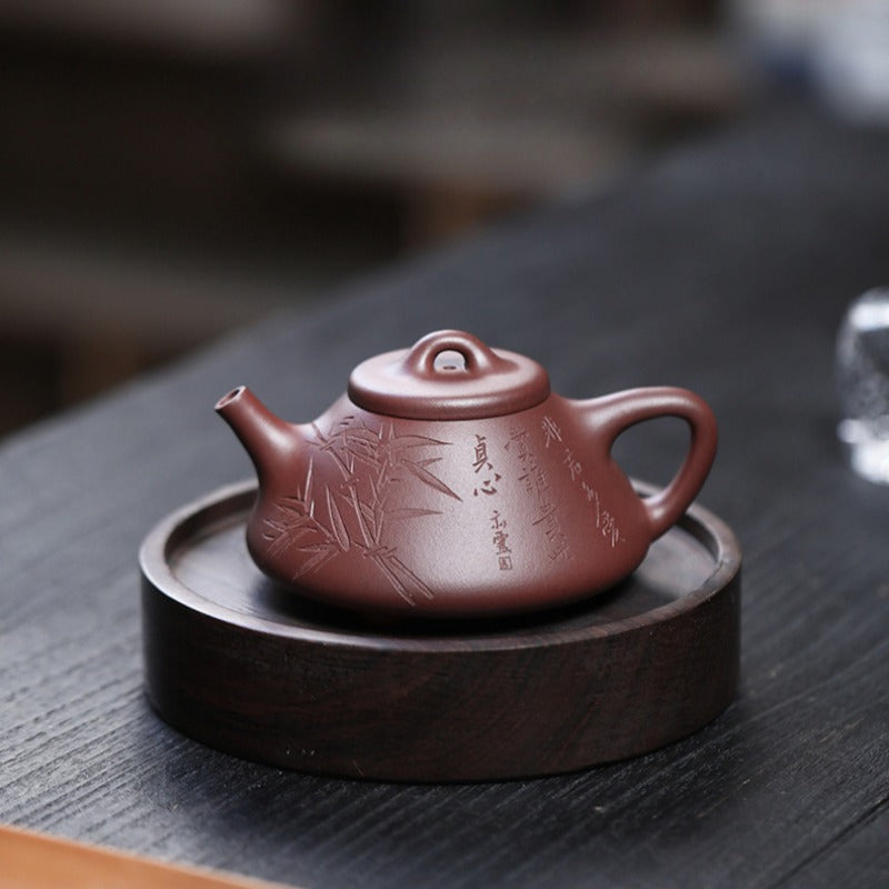 Yixing Zisha Teapot [Bamboo Ziye Shi Piao] 170/190ml – YIQIN TEA