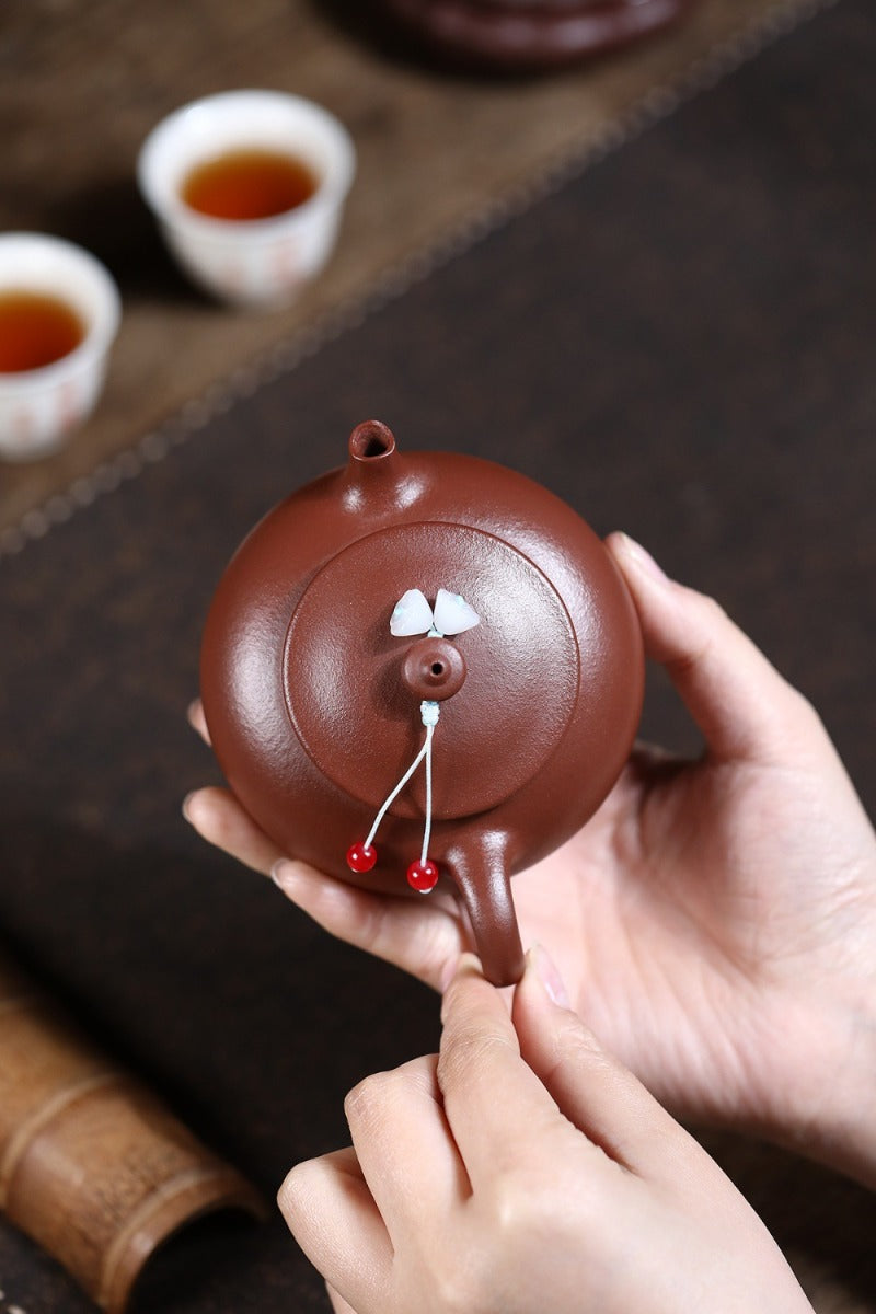 Yixing-Zisha-Teekanne [Han Jiang] (Di Cao Qing - 150 ml)