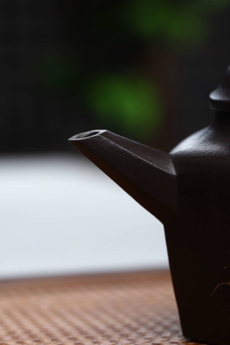 Tetera de Zisha de Yixing completamente hecha a mano [Jianliu De Zhong] (Shi Huang - 300ml)