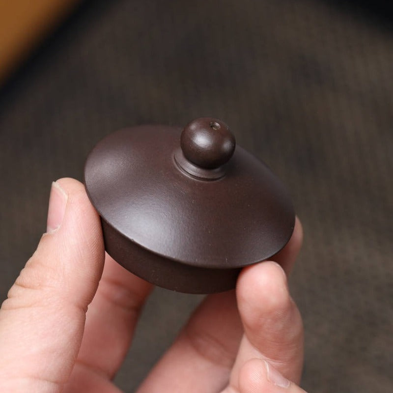 Full Handmade Yixing Zisha Teapot [Xishi Pot] (Lao Zi Ni - 200ml)