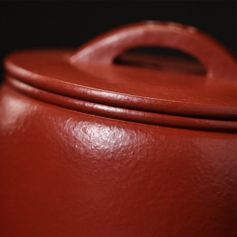 Teiera Yixing Zisha completamente fatta a mano [Hanwa Pot] (Dahongpao - 170 ml)