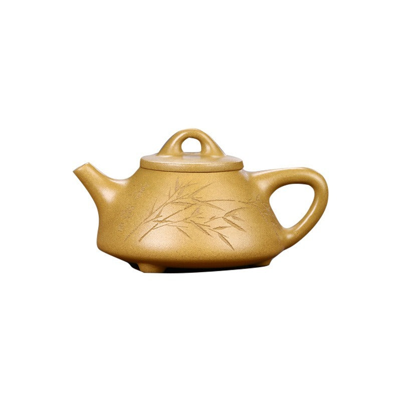 Yixing Zisha Teapot [Ziye Shi Piao] (Huangjin Duan Ni - 240ml)