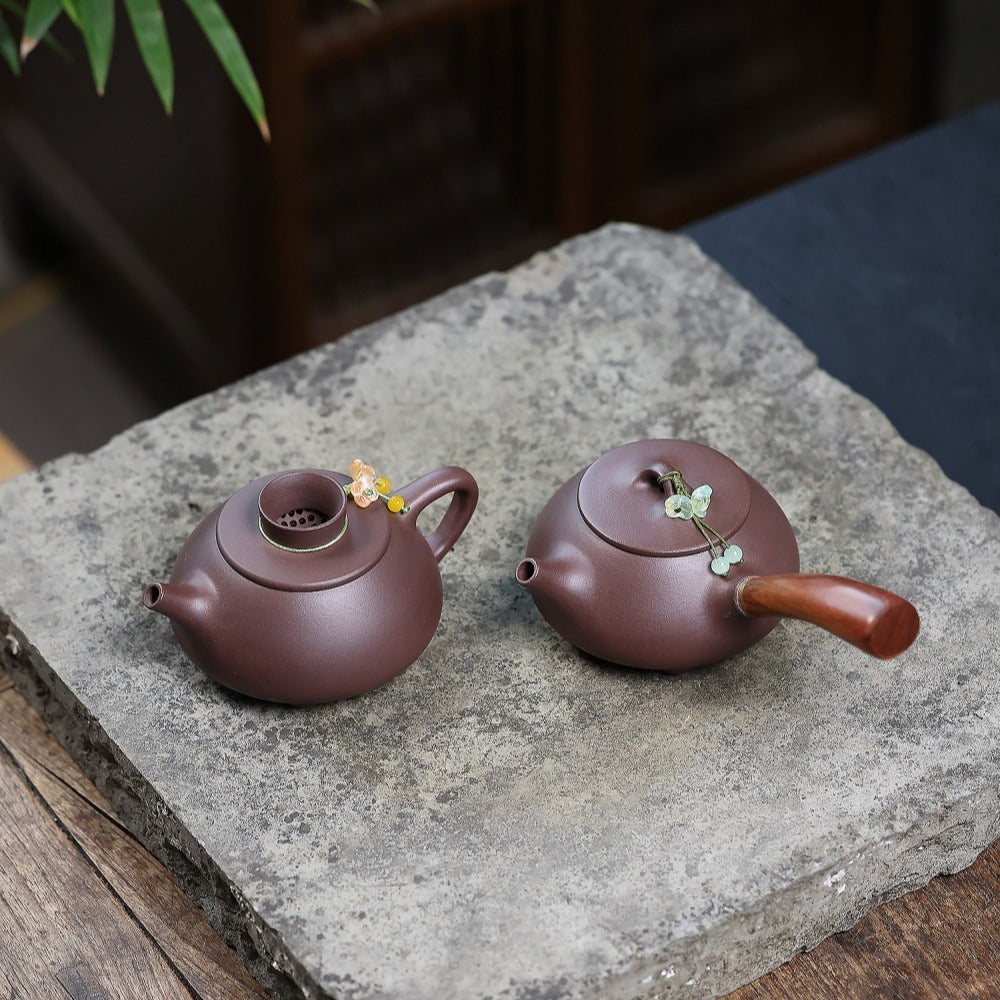 Yixing Zisha Teapot [Tang Yu Shi Piao] (Zi Ni/Qinghua Duan - 230ml)