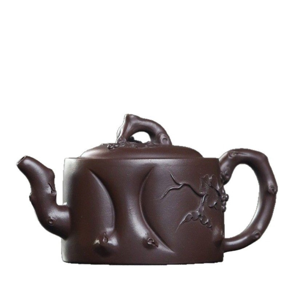 Full Handmade Yixing Zisha Teapot [Grape Stump Pot] (Lao Zi Ni - 180ml)