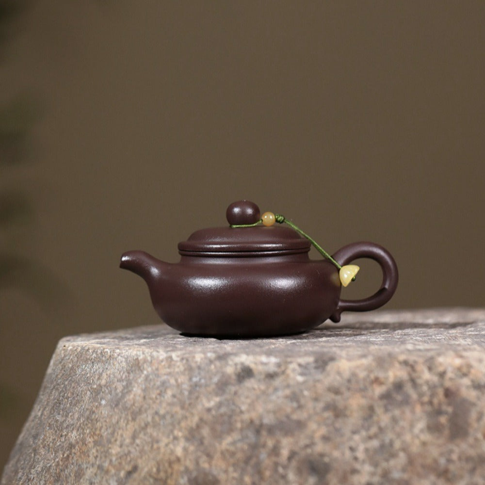 Yixing Zisha Teekanne [Mini Fanggu] (Lao Zi Ni - 130ml