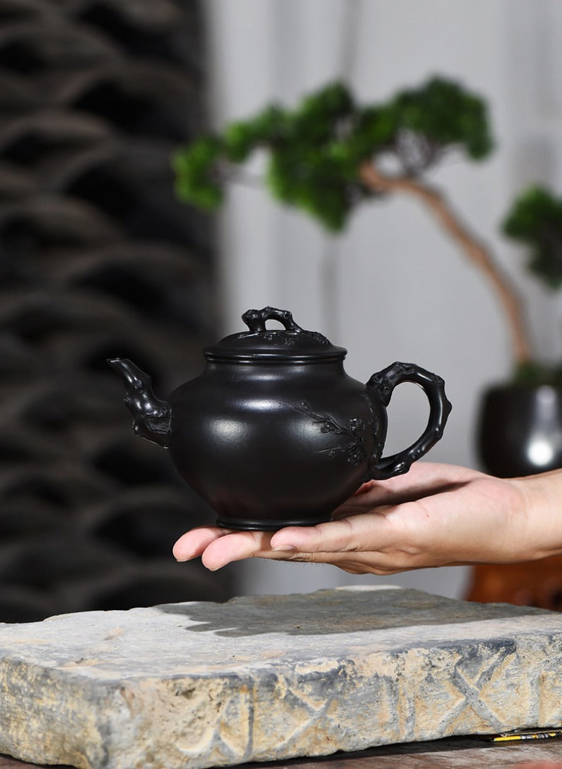 Teiera Yixing Zisha completamente fatta a mano [Mei Bao Chun] (Zhuni ridotto - 360 ml)