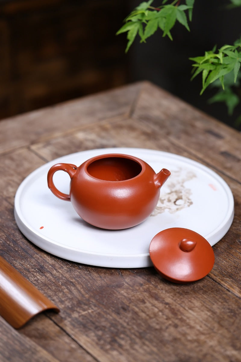 Teko Zisha Yixing [Peach Xishi] (Zhao Zhuang Zhu Ni - 240ml)