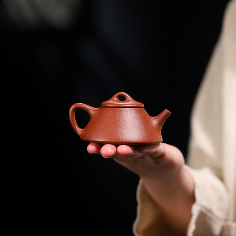 Yixing Zisha Teapot [Mini Ziye Shi Piao] (Di Cao Qing - 70ml)