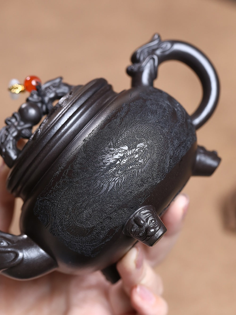 Théière Yixing Zisha [Dragon Ball] (Shi Huang - 300 ml)