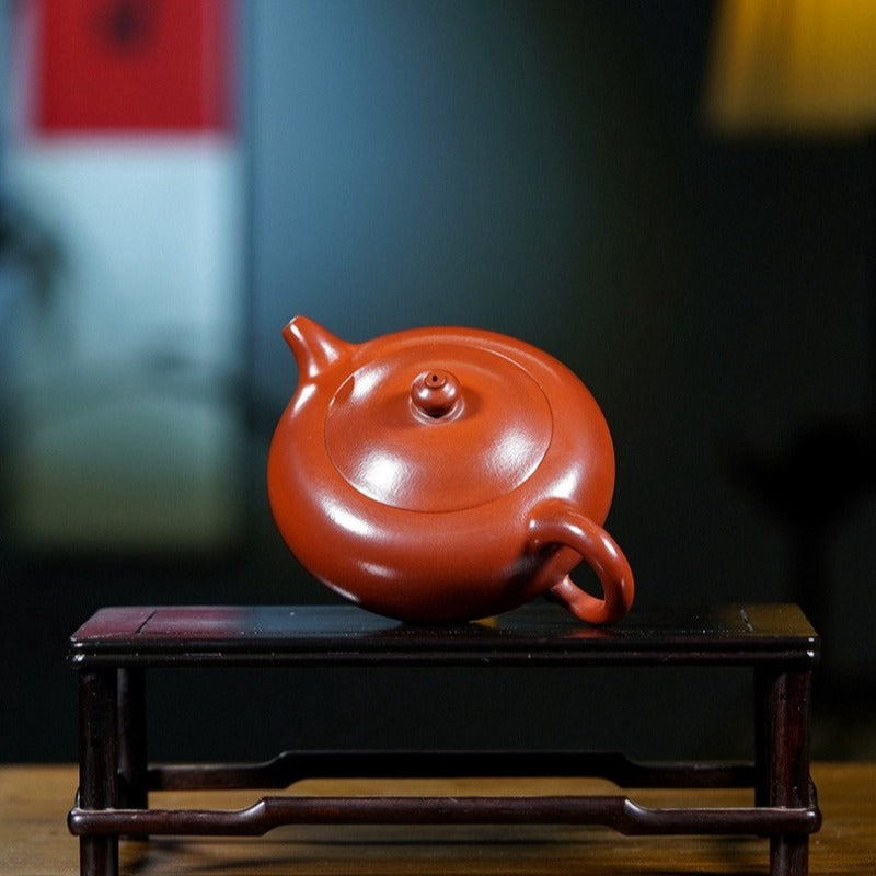 Full Handmade Yixing Zisha Teapot [Wan Yu] (Dahongpao - 320ml)