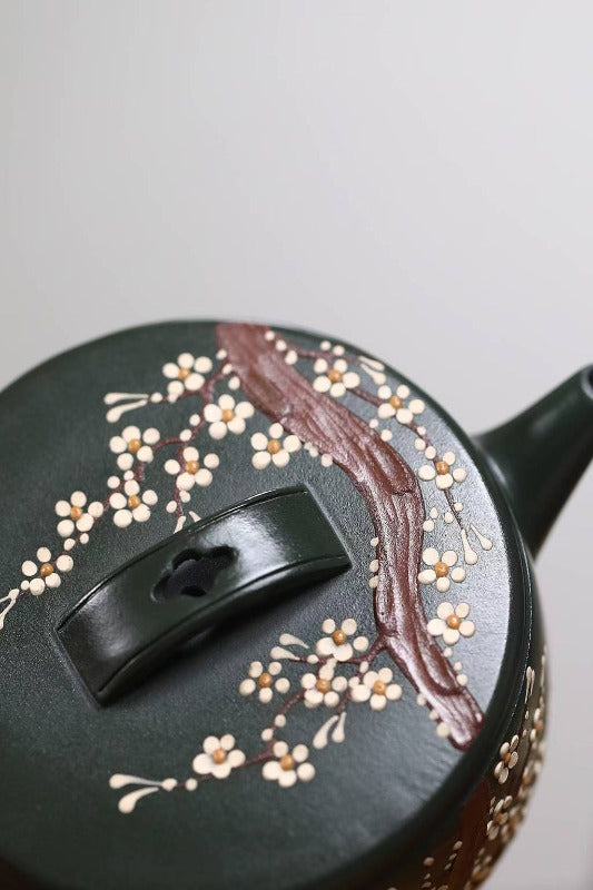 Yixing Zisha Teapot [Meixiang Hanwa] (Lu Ni - 160ml)