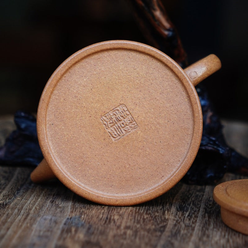 Full Handmade Yixing Zisha Teapot [Yu Zhao Pot] (Wucai Lao Duan Ni - 170ml)
