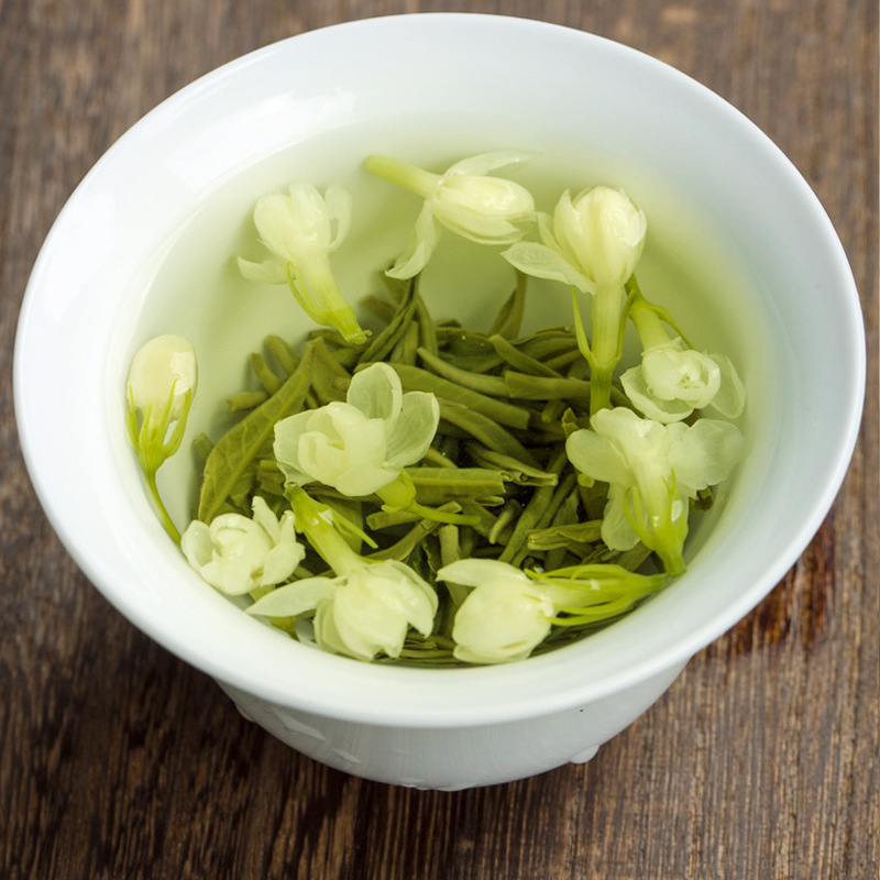 广西 [茉莉花茶] 浓香型 茉莉花绿茶 茶叶罐装礼装 500g