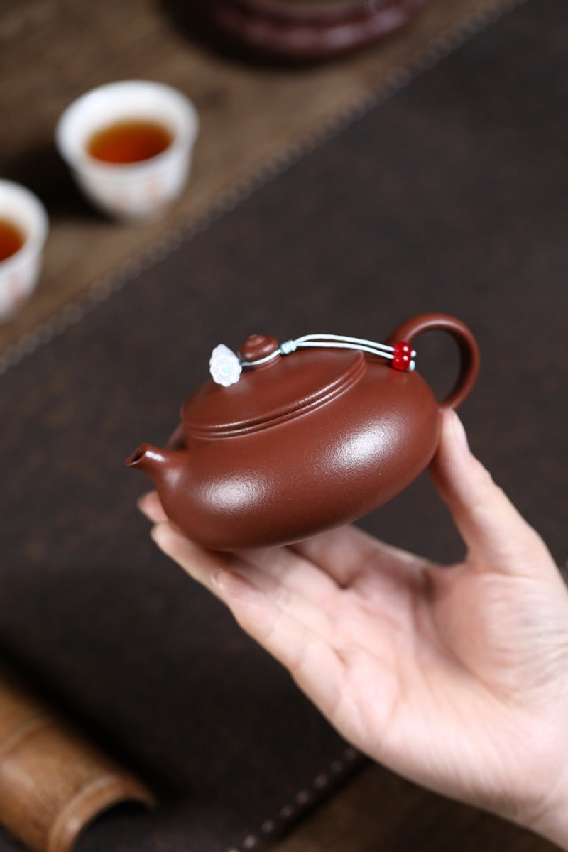 Yixing-Zisha-Teekanne [Han Jiang] (Di Cao Qing - 150 ml)