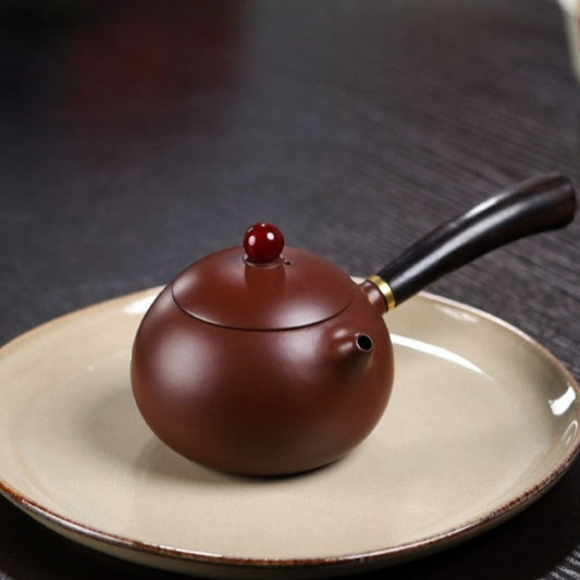 Yixing Zisha Teapot [Tang Yu Xishi] (Zi Zhu Ni/Dahongpao - 200ml)