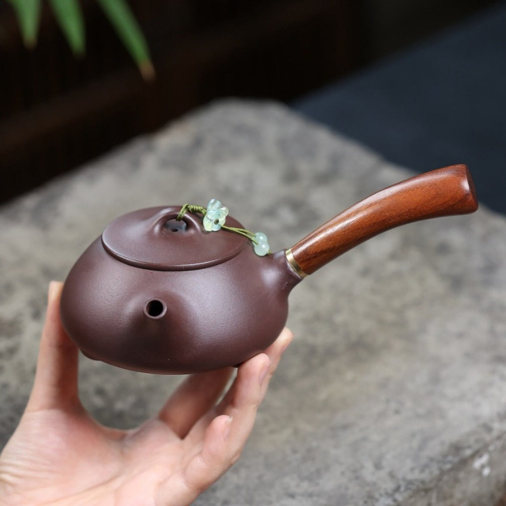 Yixing Zisha Teapot [Tang Yu Shi Piao] (Zi Ni/Qinghua Duan - 230ml)
