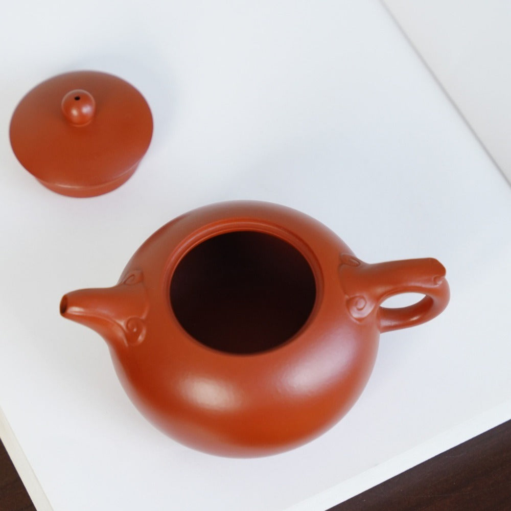 Théière Yixing Zisha entièrement faite à la main [Pot Yu Ru] (Xiao Meiyao Zhu Ni - 210 ml)