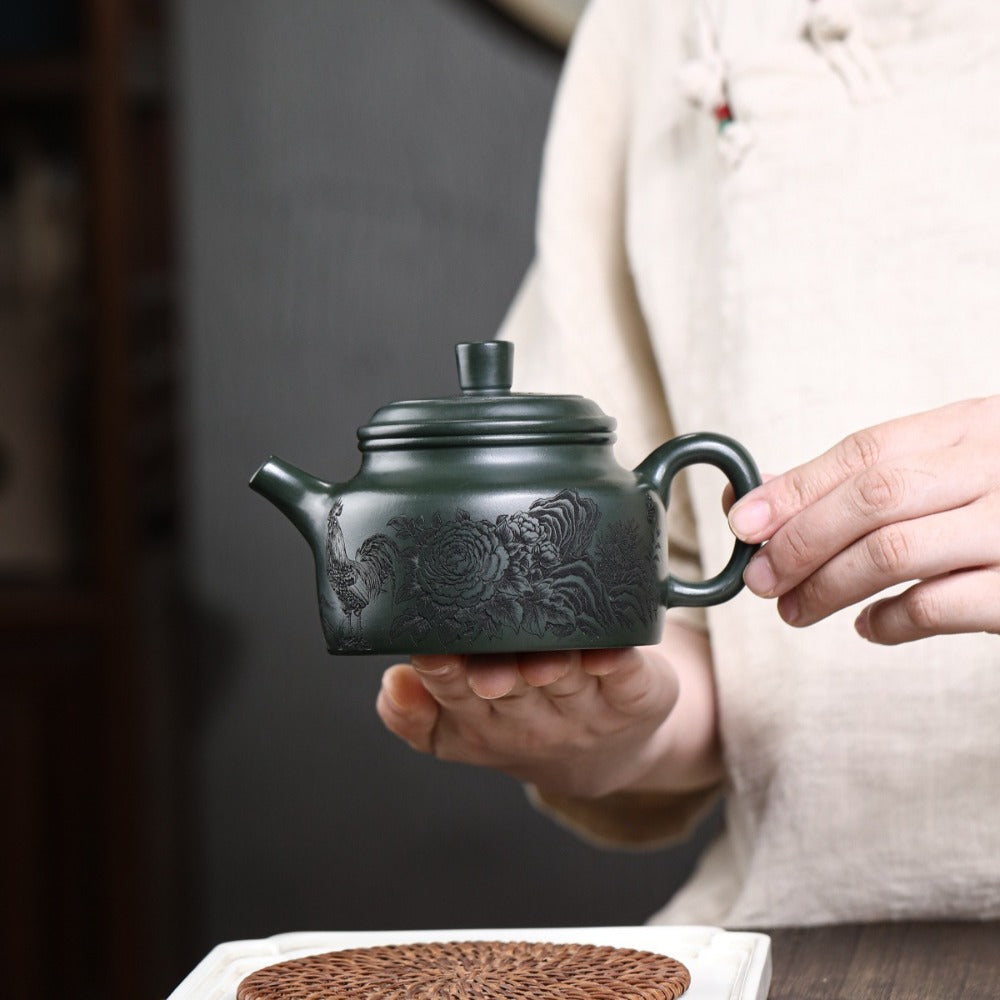 Yixing Zisha Teapot [Dezhong] (Lu Ni - 300ml)